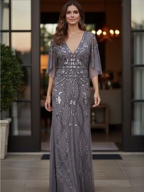 princess polly baby blue dress Sexy Metallic Beige Pink Dress - Bodycon Dress - Mini Wrap Dress